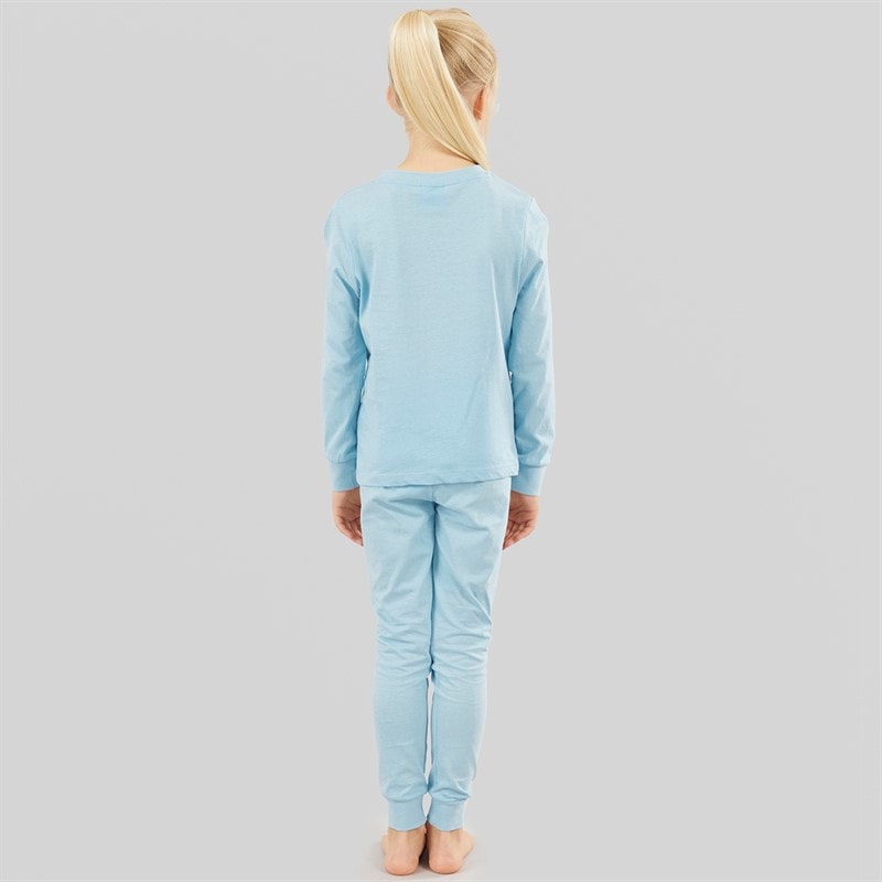 Lilo and Stitch Girls Pyjama Set Blue - Image 2