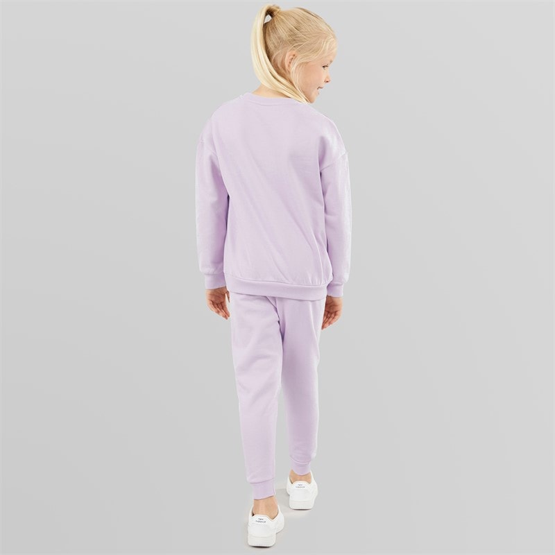 Lilo and Stitch Girls Tracksuit Lilac - Image 2