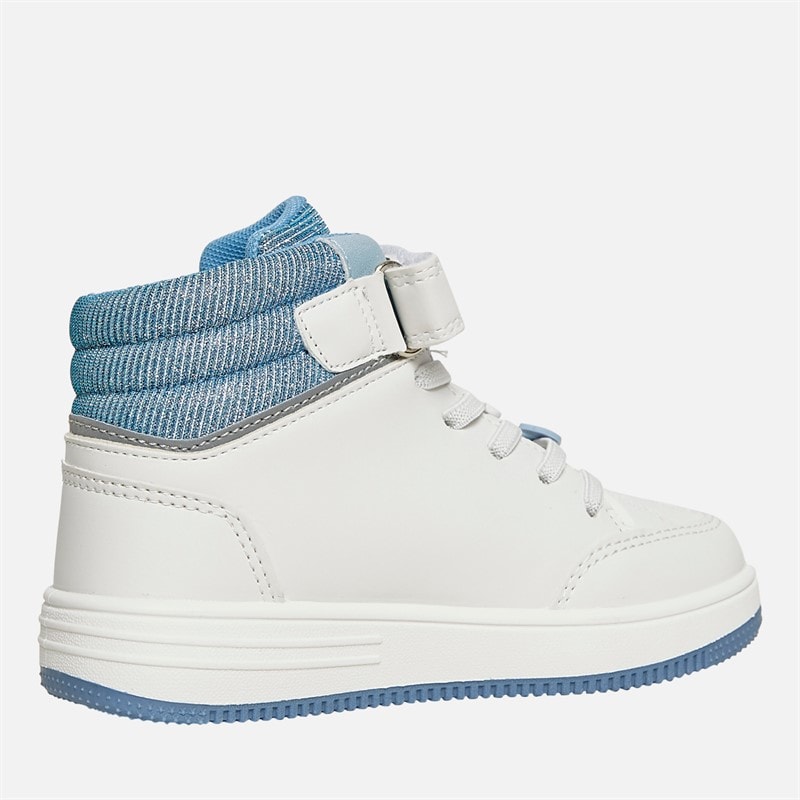Lilo and Stitch Girls Stitch Hi-Top Trainers White/Multi - Image 5