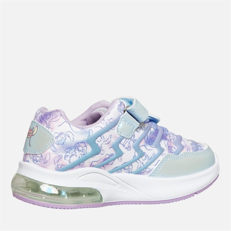 Lilo and Stitch Infant Girls Gambia Emboss Light Up Trainers Lilac/Multi - Image 5