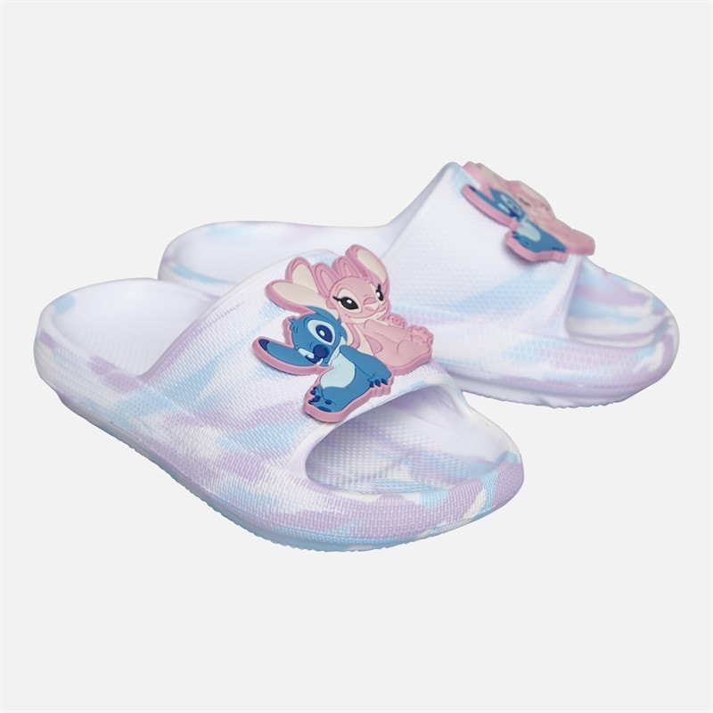 Lilo and Stitch Girls Moulded Sliders Lilac
