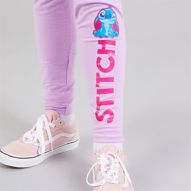 Lilo and Stitch Disney Girls Hoodie And Leggings Set Purple - Image 3