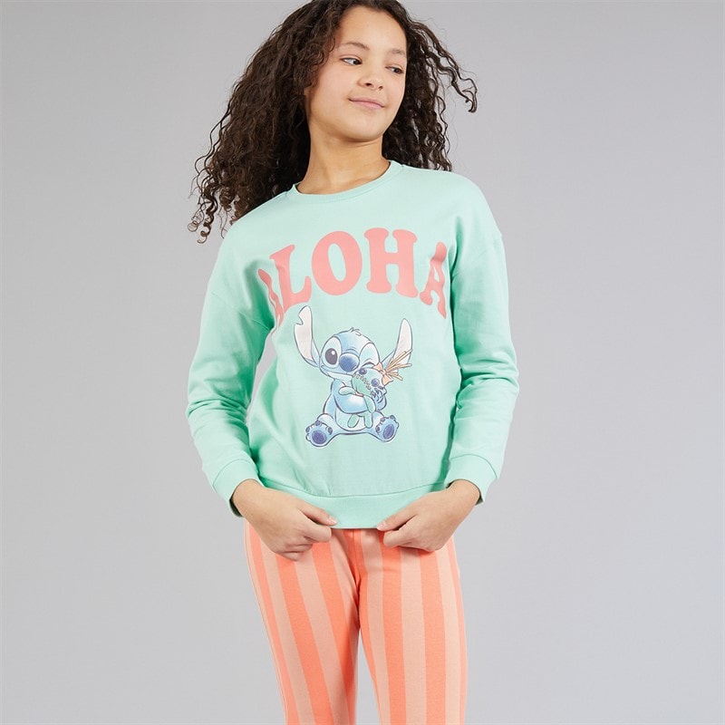 Lilo and Stitch Sweatshirt And Trousers Set Multi - Image 3