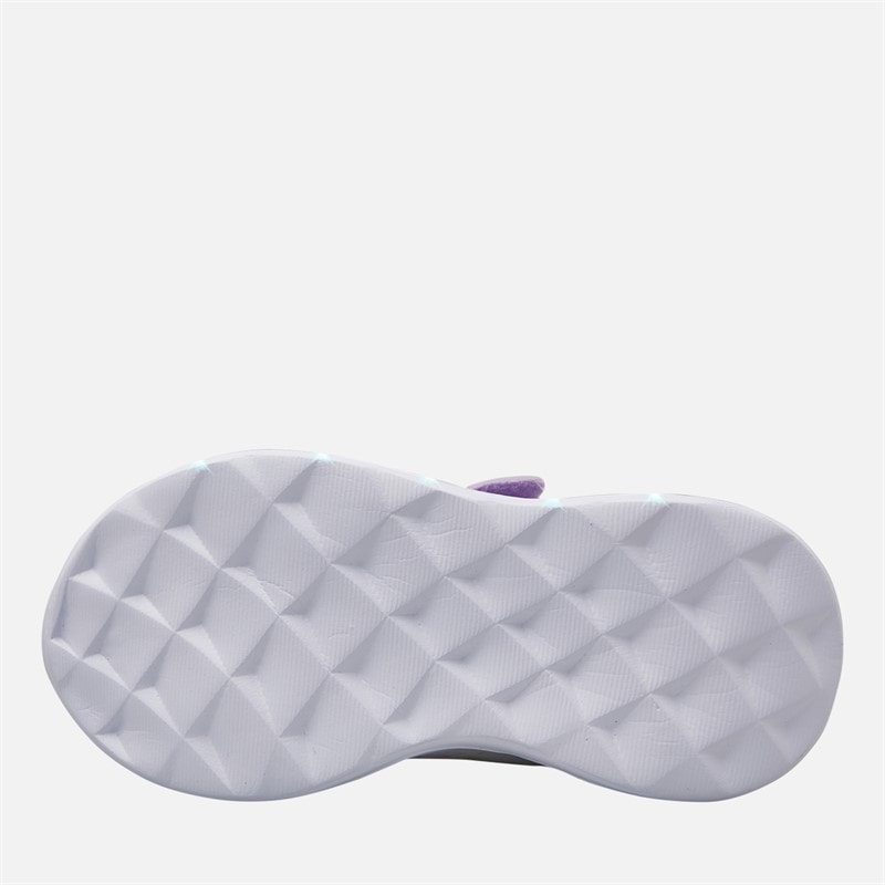 Lilo and Stitch Infant Girls Light Up Trainers Lilac - Image 2