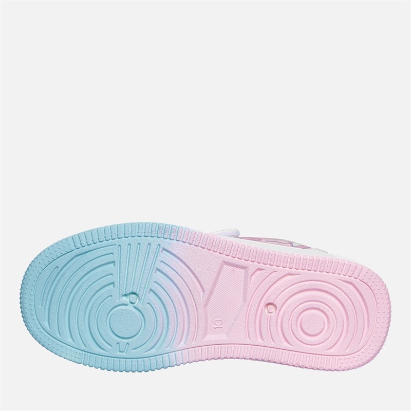 Lilo and Stitch Infant Girls Cupsole Trainers White/Multi - Image 2