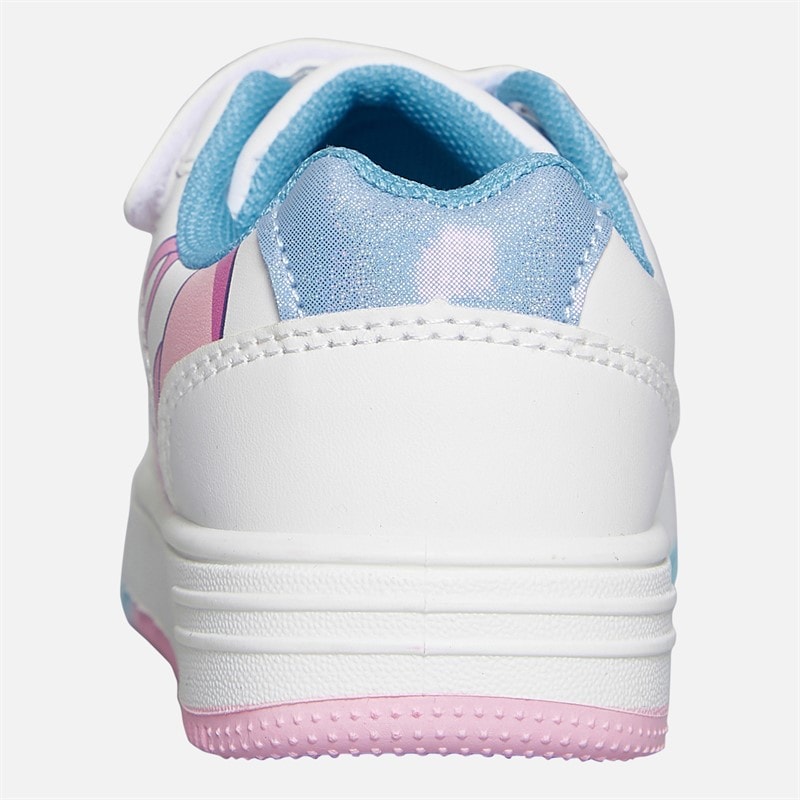 Lilo and Stitch Infant Girls Cupsole Trainers White/Multi - Image 3