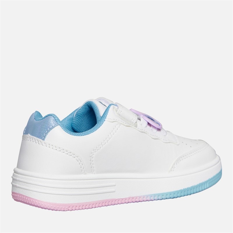 Lilo and Stitch Infant Girls Cupsole Trainers White/Multi - Image 5