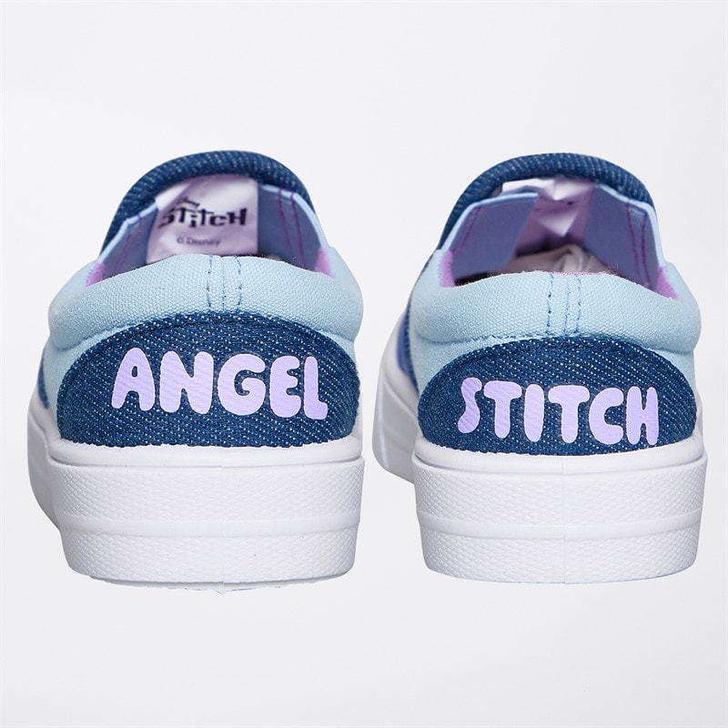 Lilo and Stitch Infant Girls Slip On Canvas Pumps Lilac/Multi - Image 3