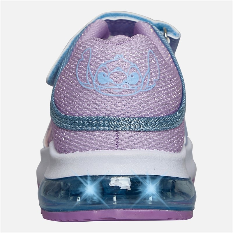 Lilo and Stitch Girls Stitch Light Up Trainers Lilac/Multi - Image 3