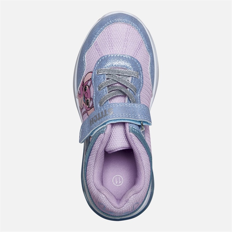 Lilo and Stitch Girls Stitch Light Up Trainers Lilac/Multi - Image 4