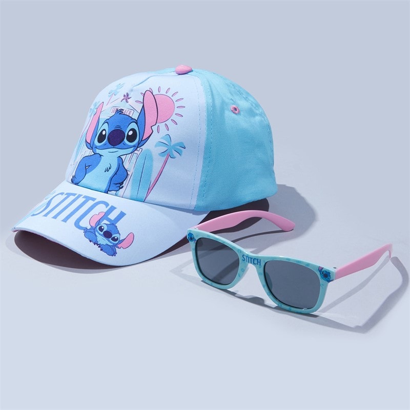 Lilo and Stitch Kids Two Piece Cap And Sunglasses Set Multi