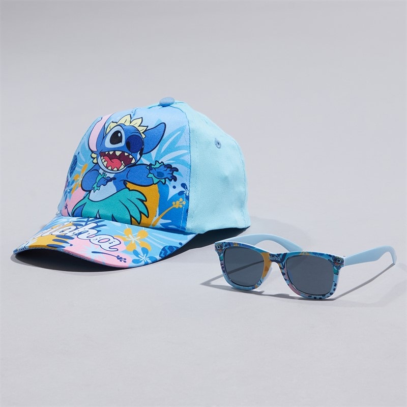 Lilo and Stitch Kids Two Piece Cap And Sunglasses Set Multi