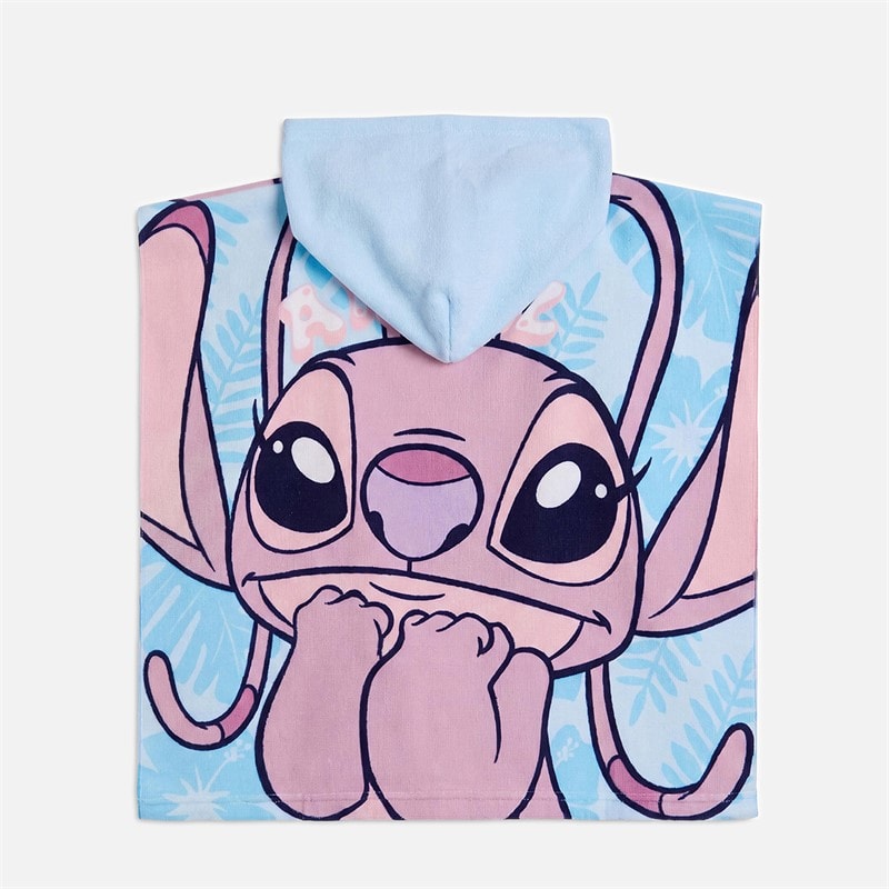 Lilo and Stitch Kids Microfiber Poncho Towel Multi - Image 2