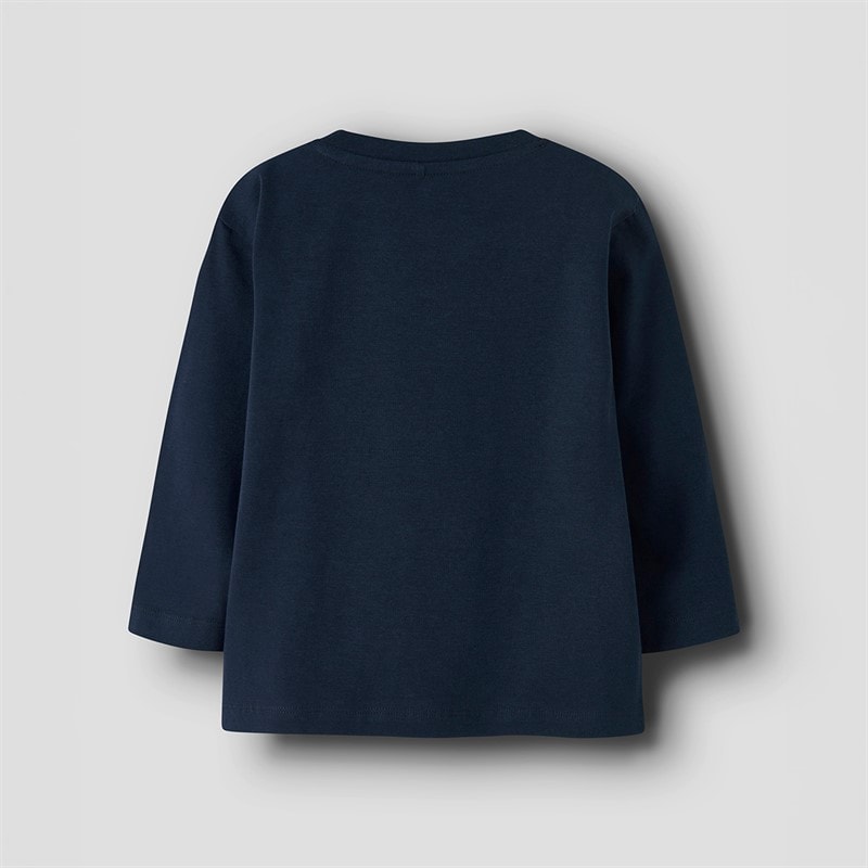 Snoopy Boys Denis Long Sleeve T-Shirt Navy Blazer - Image 2