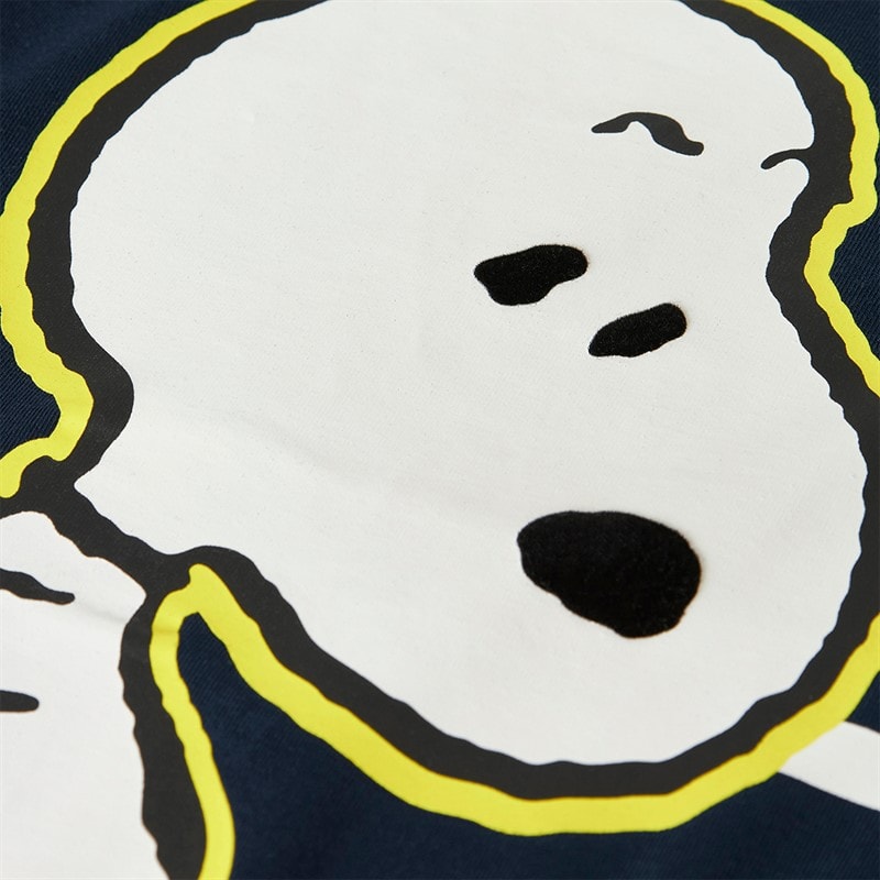 Snoopy Boys Denis Long Sleeve T-Shirt Navy Blazer - Image 3