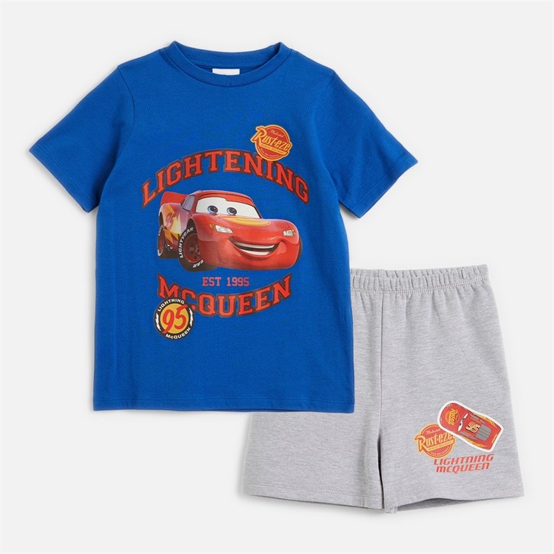 Cars Boys T-Shirt And Shorts Set Blue