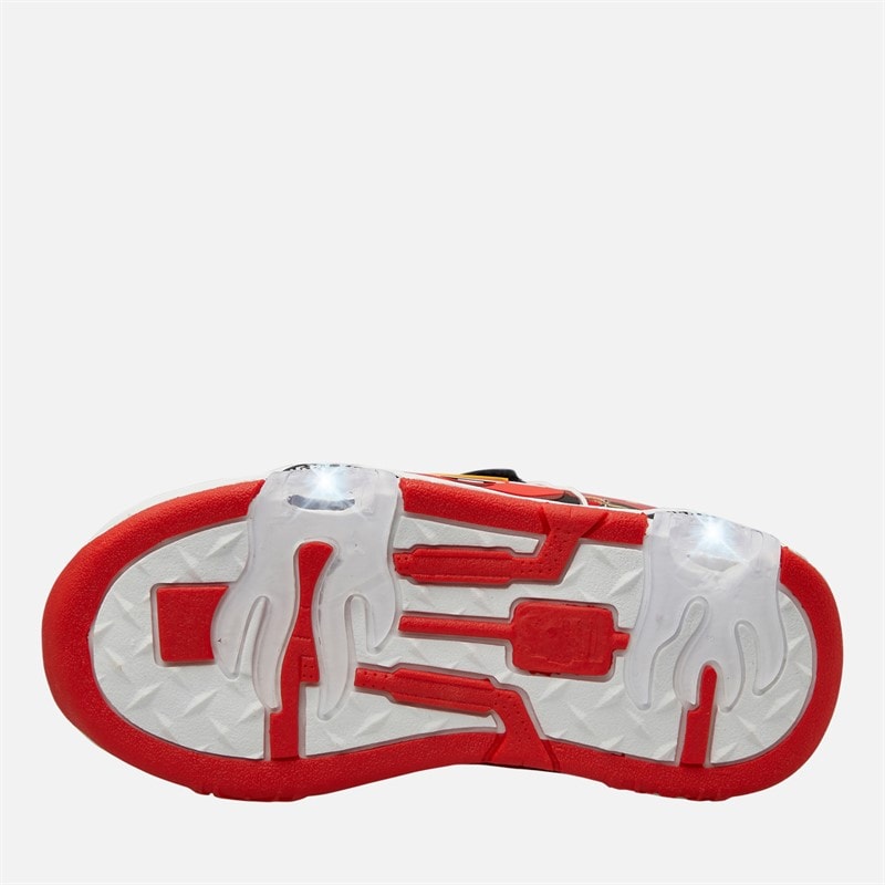 Cars Infant Boys Light Up Trainers Red - Image 2