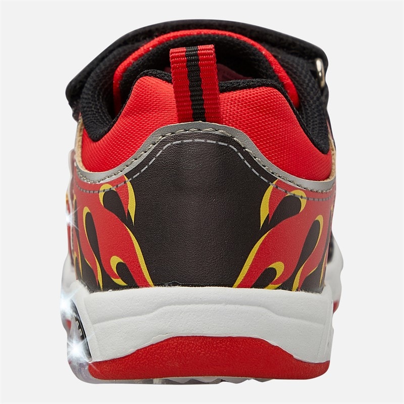 Cars Infant Boys Light Up Trainers Red - Image 3