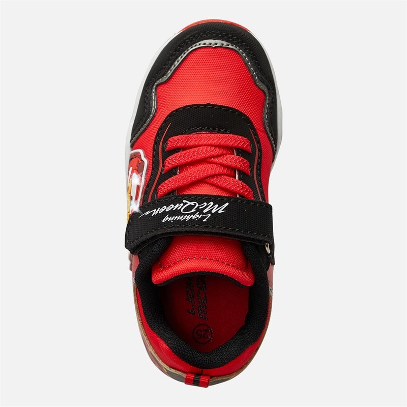 Cars Infant Boys Light Up Trainers Red - Image 4