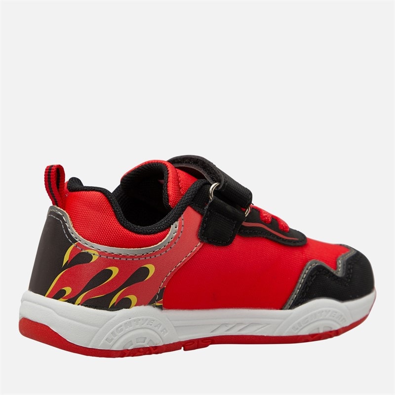 Cars Infant Boys Light Up Trainers Red - Image 5