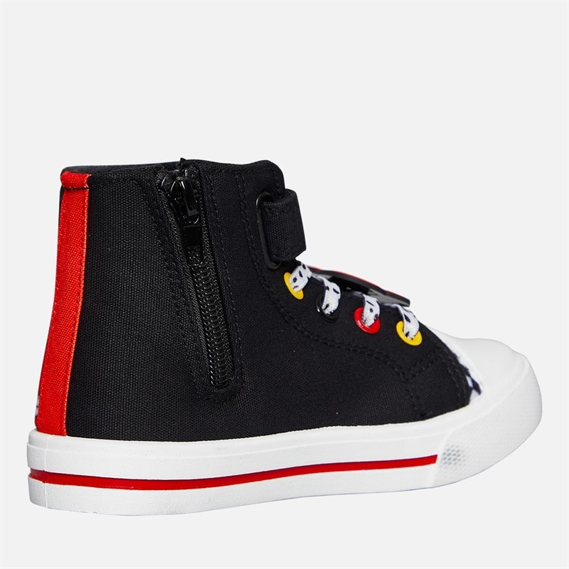Cars Infant Boys Lightning McQueen Hi Top Trainers Black/Red/Multi - Image 5