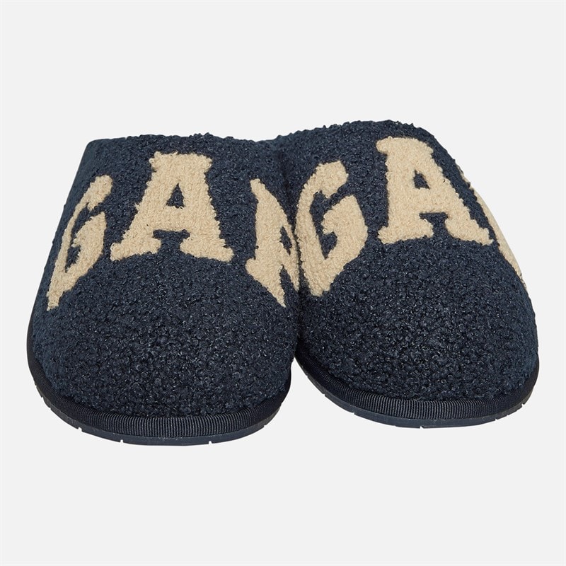 GAP Mens Plano III Borg Slippers Elysian Blue - Image 4