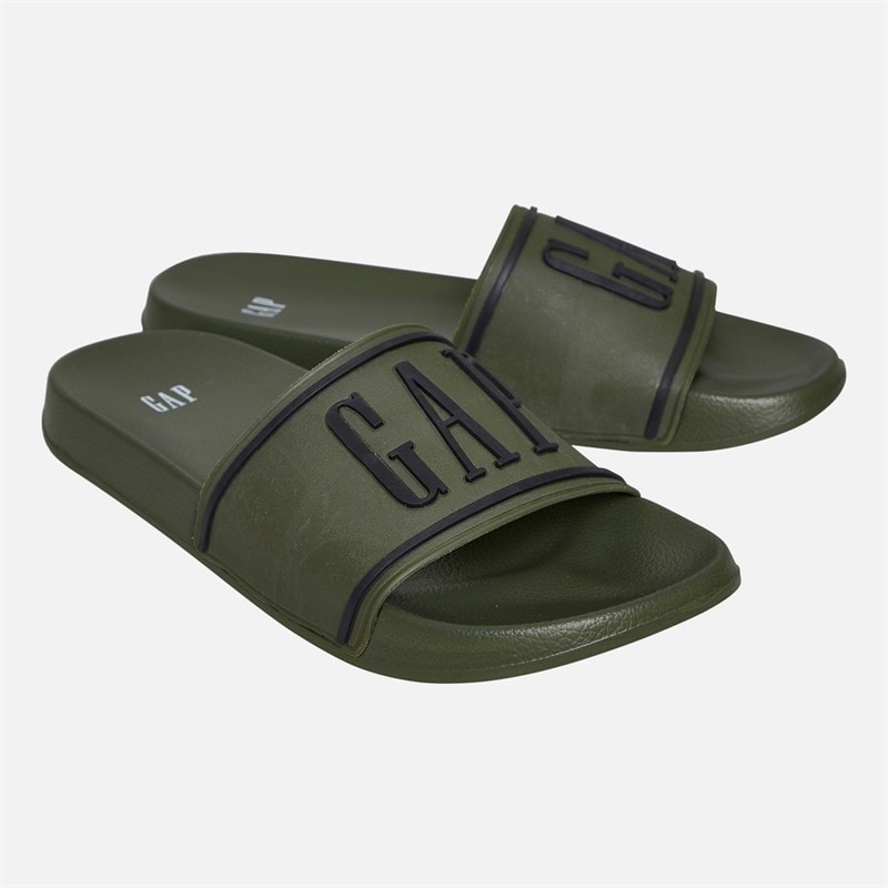 GAP Mens Austin Sliders Olive/Black Olive Black - Image 1