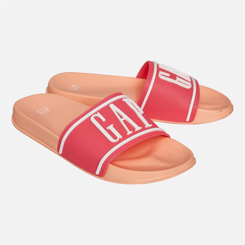 GAP Womens Austin Sliders Sand/Fuchsia Sand Fuchsia - Image 1