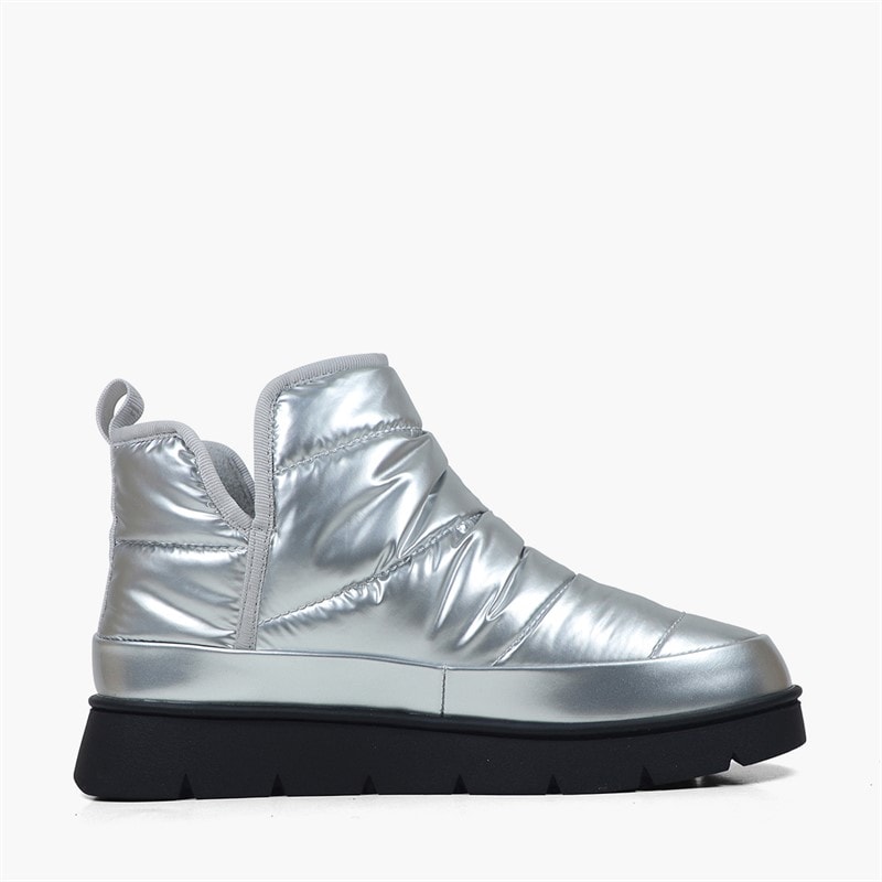 GAP Womens Alabama Mid Snow Boots Silver - Image 3