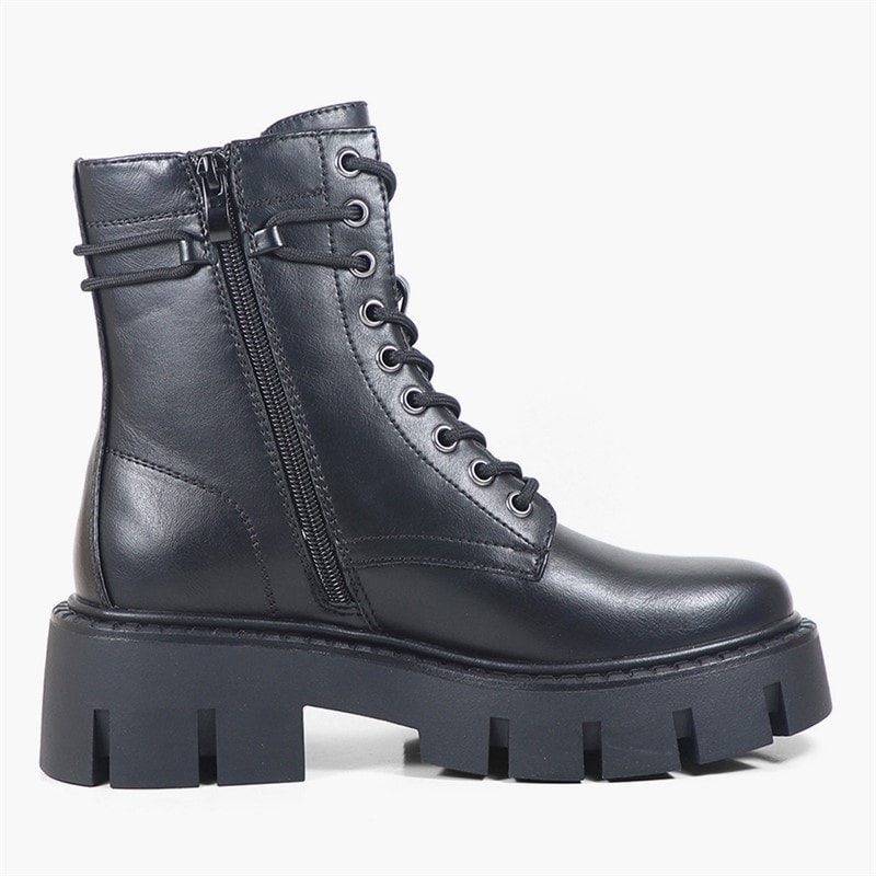GAP Womens Brigitte Lace Up Boots Black - Image 3
