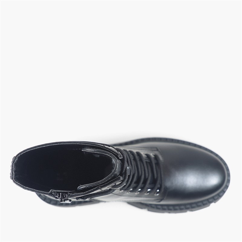 GAP Womens Brigitte Lace Up Boots Black - Image 4