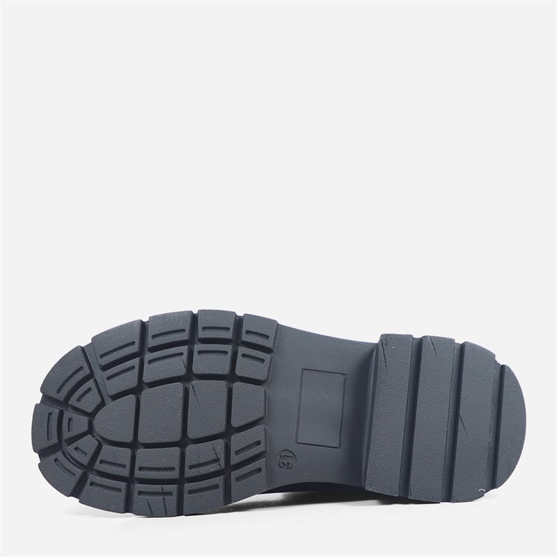 GAP Girls Danbury Buckle Boots Black Nubuck - Image 2