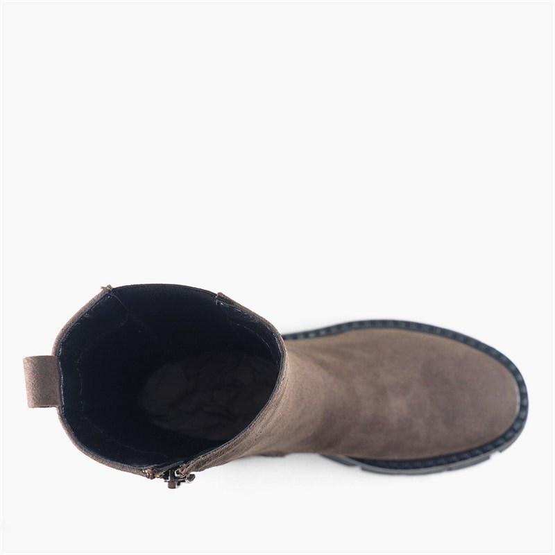 GAP Womens Sophia High Chelsea Boots Praline - Image 4