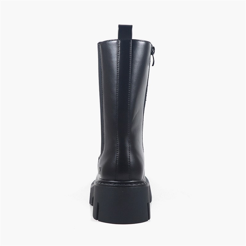 GAP Womens Sophia High Chelsea Boots Black - Image 2