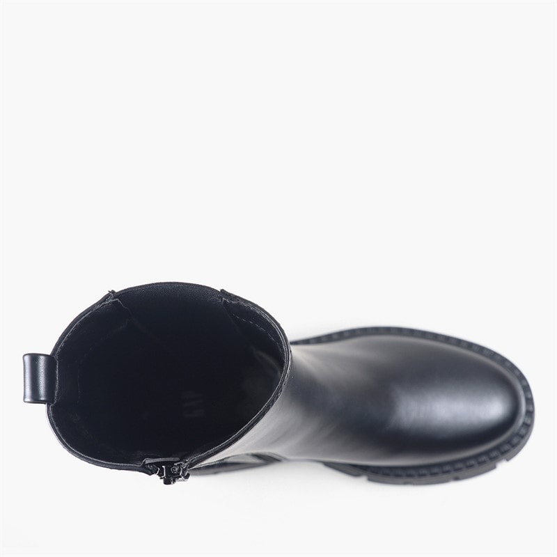 GAP Womens Sophia High Chelsea Boots Black - Image 4