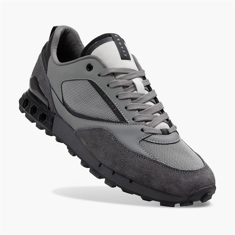 Cruyff Mens Snyper Trainers Grey - Image 5