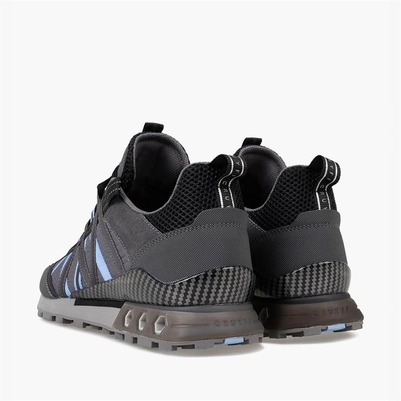 Cruyff Mens Fearia Montserrat Trainers Grey/Blue - Image 3