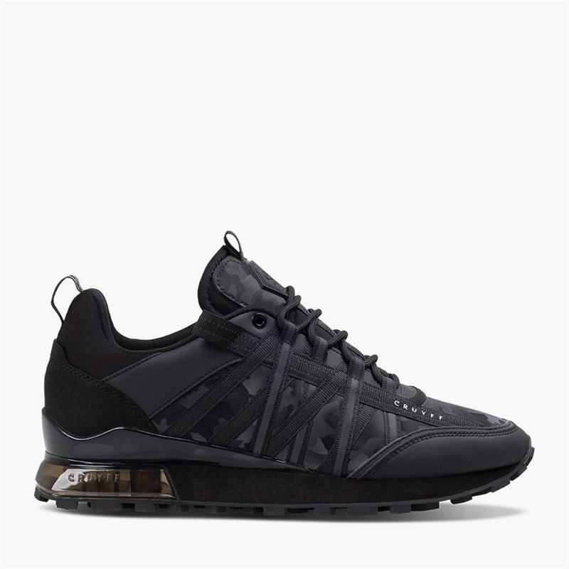 Cruyff Mens Fearia Trainers Black Camo