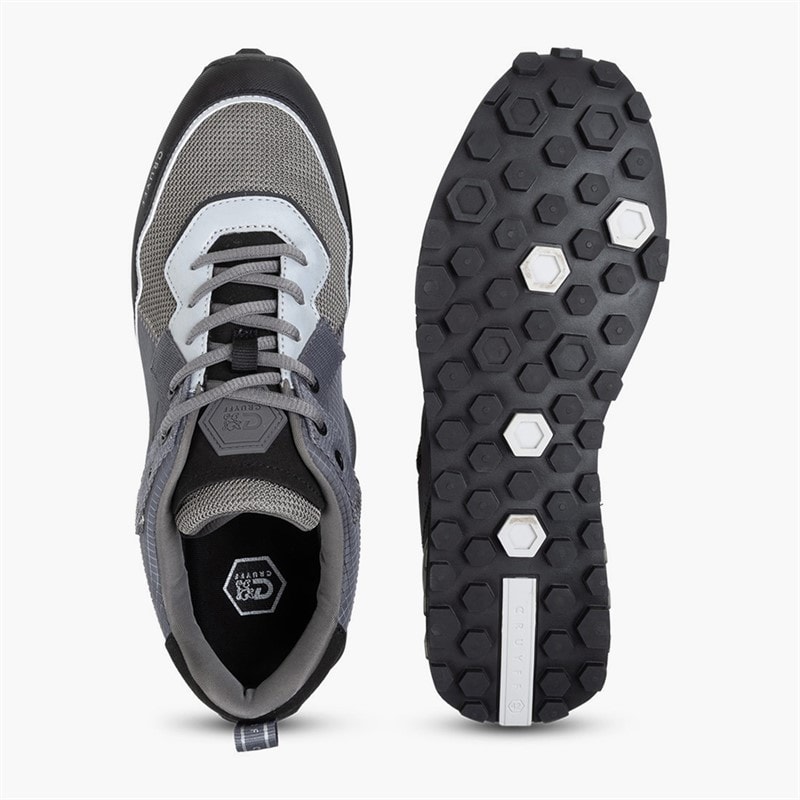 Cruyff Mens Superbia Eclipse Trainers Grey - Image 2