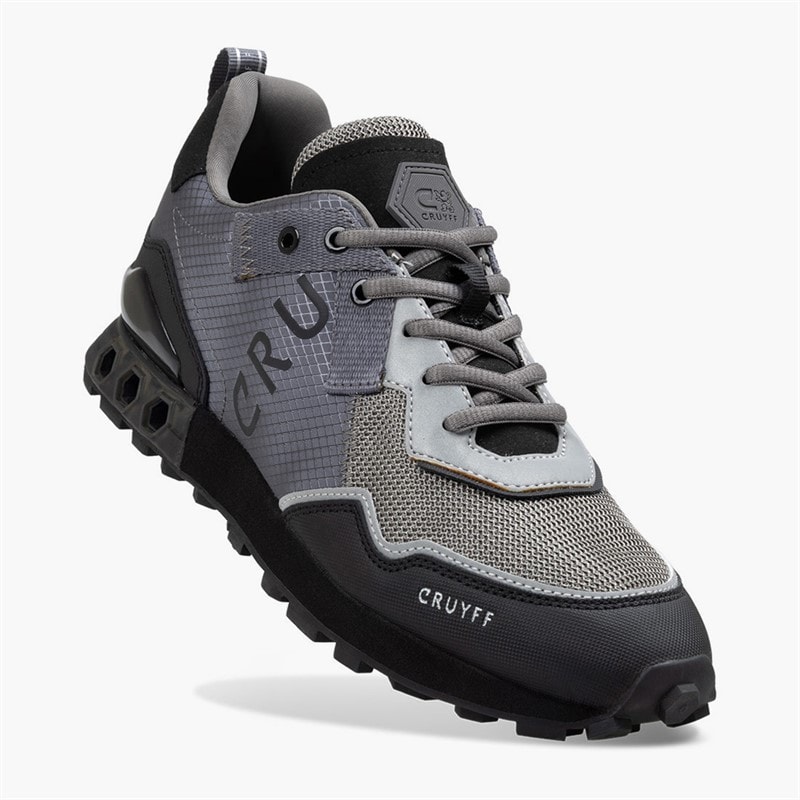 Cruyff Mens Superbia Eclipse Trainers Grey - Image 5