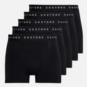 Castore Mens Malan Five Pack Boxers Black