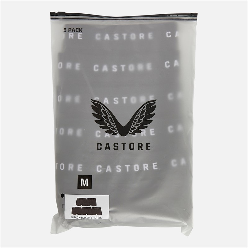 Castore Mens Malan Five Pack Boxers Black - Image 2
