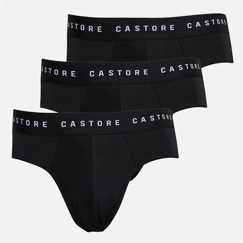 Castore Mens Bligh Three Pack Performance Briefs Black - Image 1