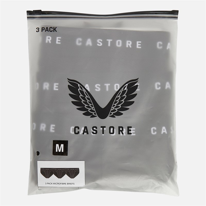 Castore Mens Bligh Three Pack Performance Briefs Black - Image 2