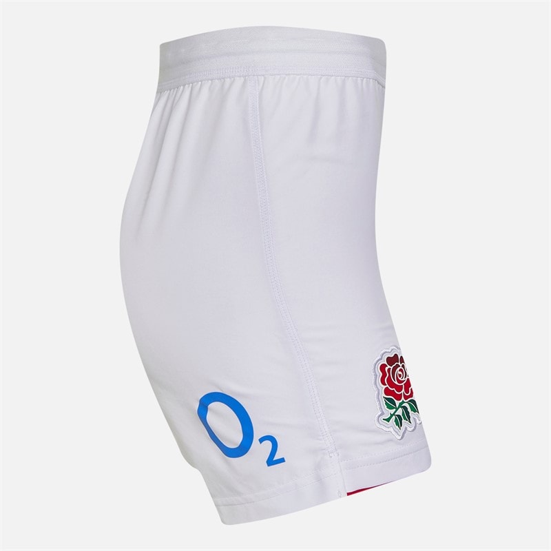 Castore Junior RFU England Rugby 25/26 Home Shorts Brilliant White/Lipstick Red - Image 4