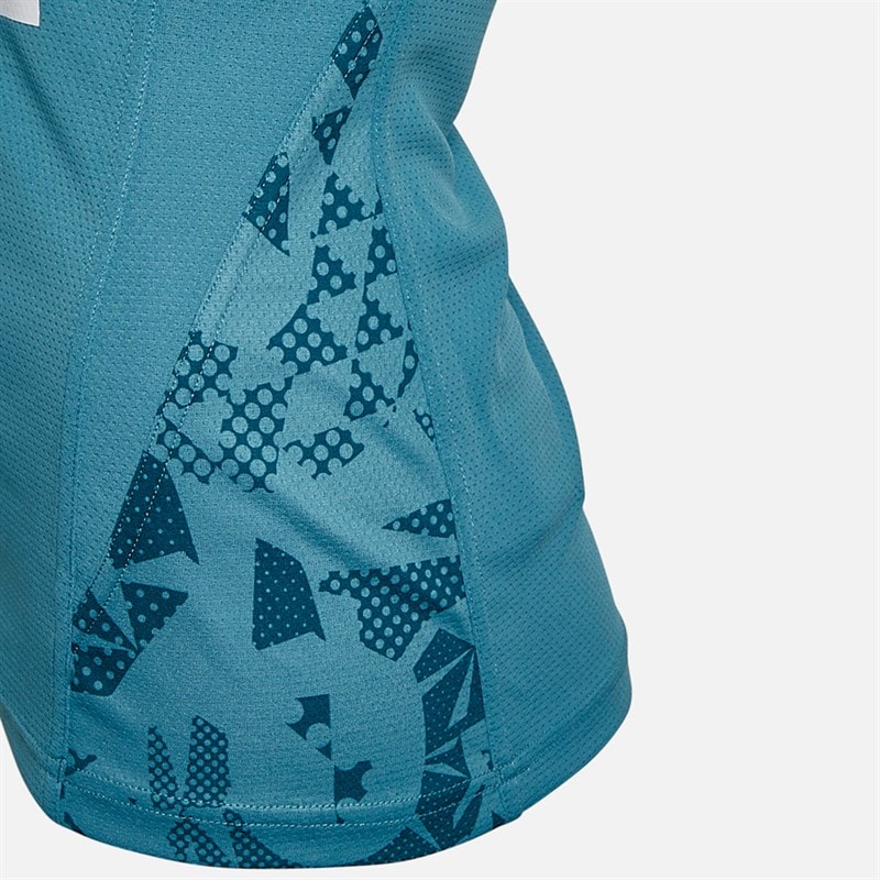 Castore Womens RFU England Rugby Performance Racer Back Vest Storm Blue - Image 2