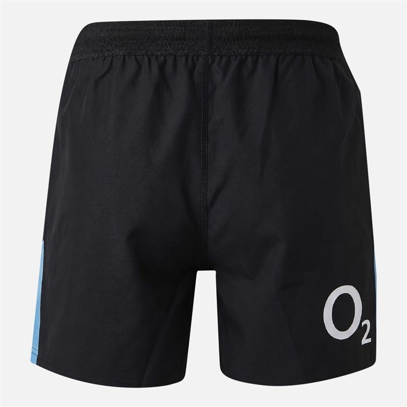 Castore Mens RFU England Rugby 25/26 Alternate Shorts Caviar/Swim Cap - Image 2
