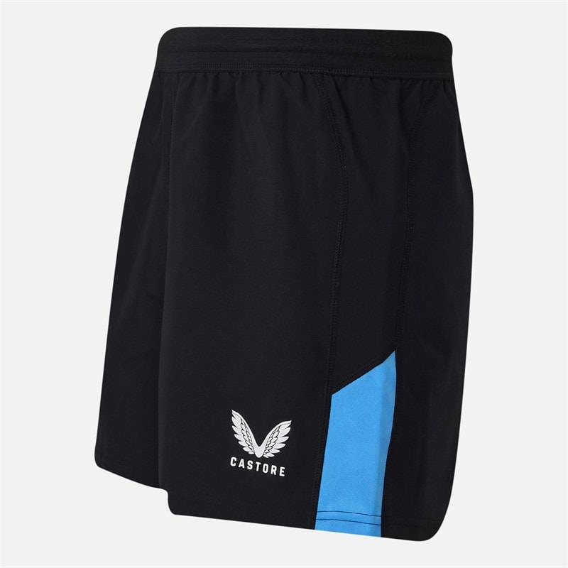 Castore Mens RFU England Rugby 25/26 Alternate Shorts Caviar/Swim Cap - Image 3