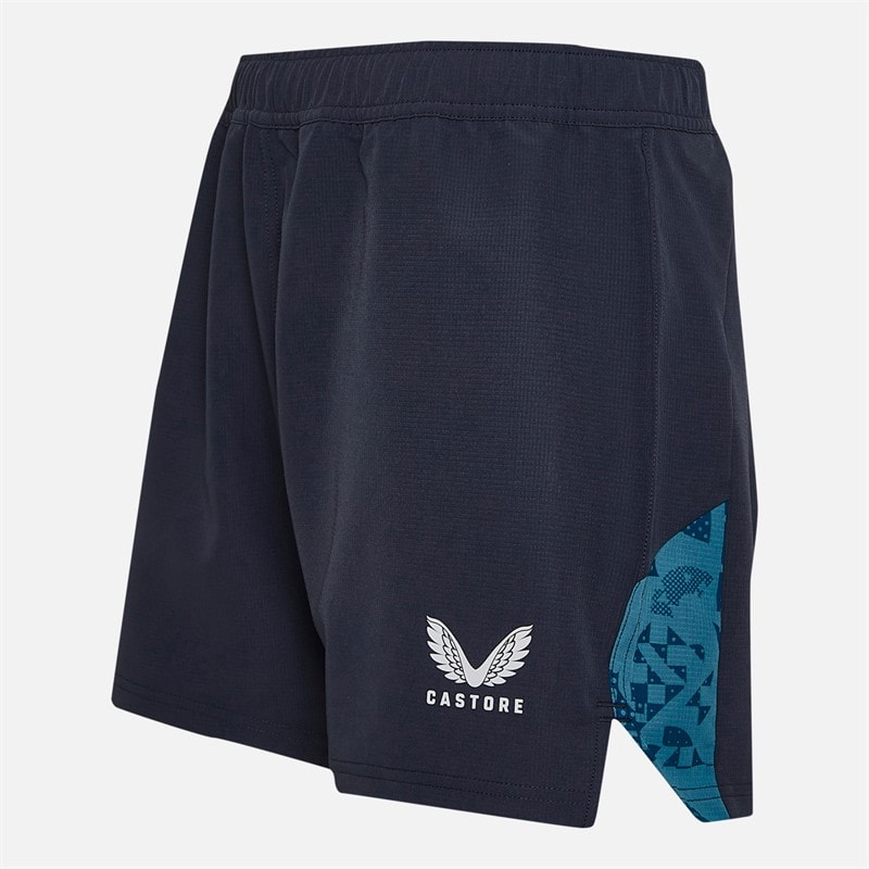 Castore Mens RFU England Rugby Contact Shorts Inkwell/Storm Blue - Image 3