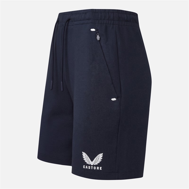 Castore Womens RFU England Rugby Travel Knit Shorts Inkwell - Image 3